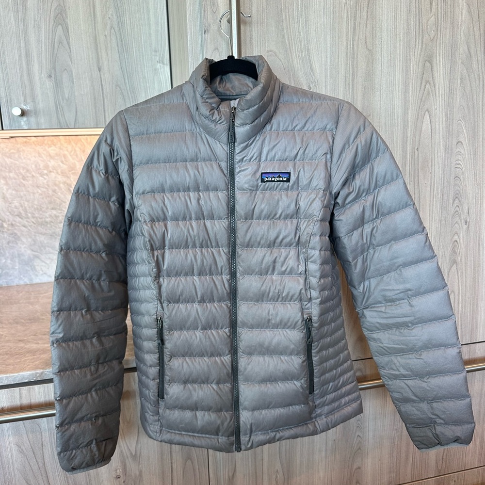 Silver Patagonia Women’s Down Puffer Jacket